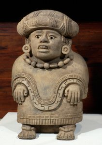 葬儀用骨壷、後期クラシック時代（西暦700〜1000年）（セラミック）